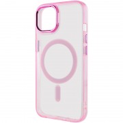 Чехол TPU Iris with MagSafe для iPhone 14 (6.1"), Розовый