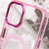 Чехол TPU Iris with MagSafe для iPhone 14 (6.1"), Розовый
