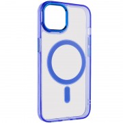 Чехол TPU Iris with MagSafe для Apple iPhone 14 (6.1"), Синий