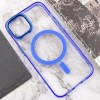 Чохол TPU Iris with MagSafe для Apple iPhone 14 (6.1"), Синій