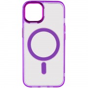 Чехол TPU Iris with MagSafe для Apple iPhone 14 (6.1") Фиолетовый