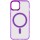 Чехол TPU Iris with MagSafe для Apple iPhone 14 (6.1") Фиолетовый