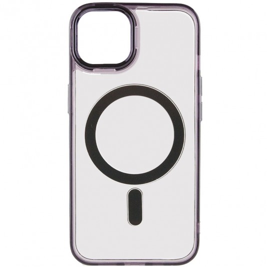 Чехол TPU Iris with MagSafe для Apple iPhone 14 (6.1") Черный