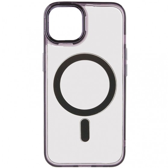 Чехол TPU Iris with MagSafe для Apple iPhone 14 (6.1") Черный