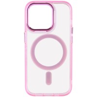 Чехол TPU Iris with MagSafe для Apple iPhone 14 Pro Max (6.7") Розовый