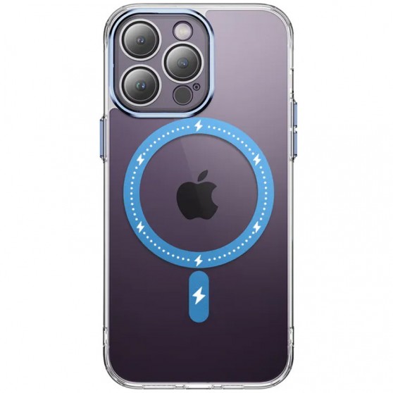 Чехол TPU+PC Colorful with MagSafe для Apple iPhone 13 Pro (6.1") Blue