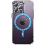 Чехол TPU+PC Colorful with MagSafe для Apple iPhone 13 Pro Max (6.7") Blue