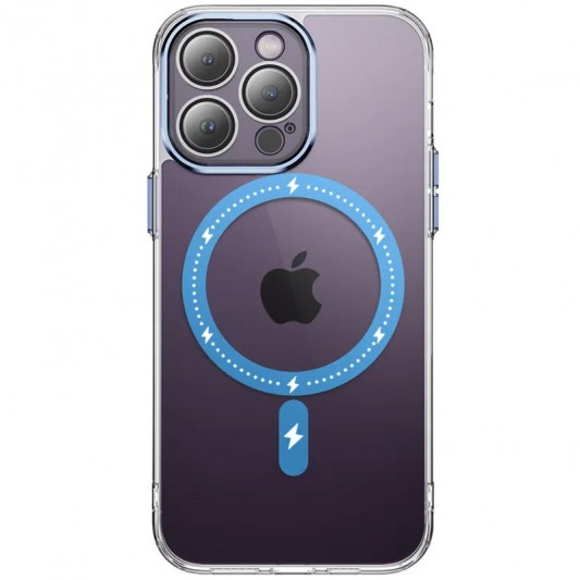 Чехол TPU+PC Colorful with MagSafe для Apple iPhone 13 Pro Max (6.7") Blue