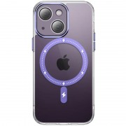 Чехол TPU+PC Colorful with MagSafe для Apple iPhone 14 (6.1") Purple