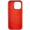 Чохол Silicone Case Metal Buttons (AA) для Apple iPhone 14 Pro Max (6.7"), Червоний / Red