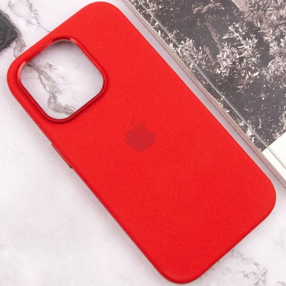 Чохол Silicone Case Metal Buttons (AA) для Apple iPhone 14 Pro Max (6.7"), Червоний / Red