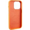 Чохол Silicone Case Metal Buttons (AA) для Apple iPhone 14 Pro Max (6.7"), Помаранчевий / Marigold