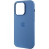 Чехол Silicone Case Metal Buttons (AA) для Apple iPhone 14 Pro Max (6.7"), Синий / Blue Jay