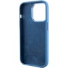Чехол Silicone Case Metal Buttons (AA) для Apple iPhone 14 Pro Max (6.7"), Синий / Blue Jay