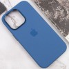 Чехол Silicone Case Metal Buttons (AA) для Apple iPhone 14 Pro Max (6.7"), Синий / Blue Jay