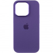 Чохол Silicone Case Metal Buttons (AA) для Apple iPhone 14 Pro Max (6.7"), Фіолетовий / Iris
