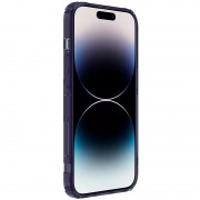 TPU чехол Nillkin Nature Pro Magnetic для Apple iPhone 14 Pro (6.1"), Темно-фиолетовый (прозрачный)