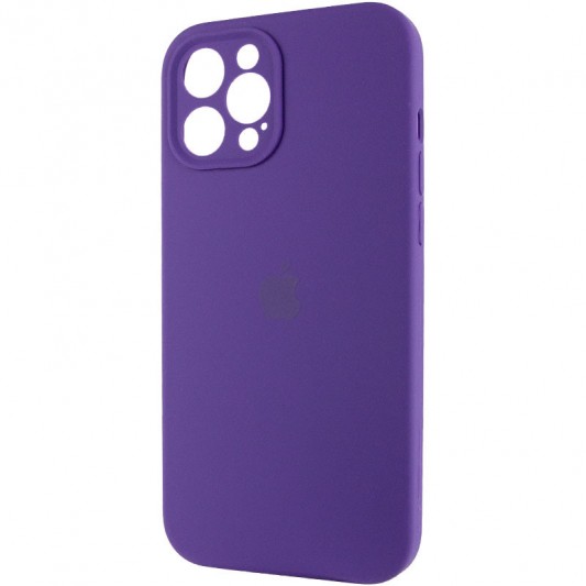 Чехол Silicone Case Full Camera Protective (AA) для Apple iPhone 14 Pro (6.1") Фиолетовый / Amethyst - изображение 2