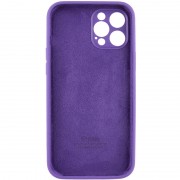 Чехол Silicone Case Full Camera Protective (AA) для Apple iPhone 14 Pro (6.1"), Фиолетовый / Amethyst