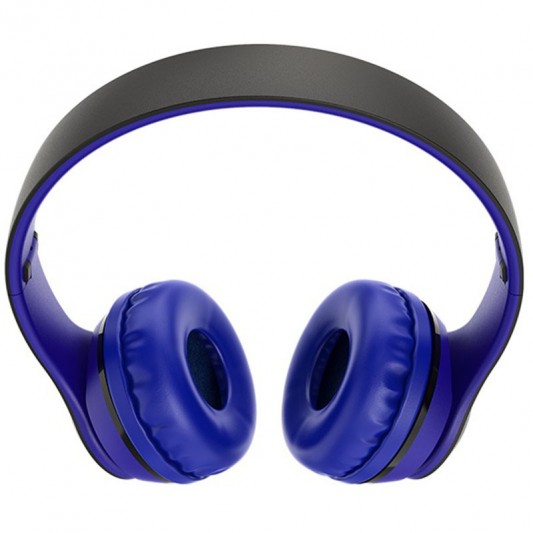 Bluetooth навушники BOROFONE BO4, Синій - зображення 1 