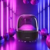 Bluetooth Колонка Borofone BP8 Glazed colorful luminous, Чорний