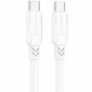 Дата кабель Borofone BX81 Type-C to Type-C 60W (1m) Білий
