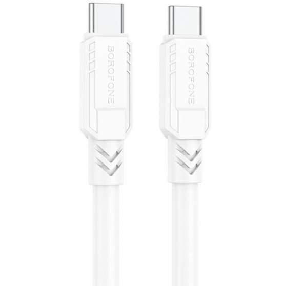 Дата кабель Borofone BX81 Type-C to Type-C 60W (1m) Белый
