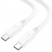 Кабель для телефона Borofone BX81 Type-C to Type-C 60W (1m), Белый