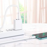 Кабель для телефона Borofone BX81 Type-C to Type-C 60W (1m), Белый