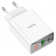Зарядное устройство HOCO C100A PD20W+QC3.0, White