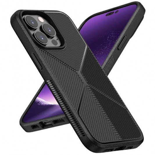 Чехол TPU BlackWood для Apple iPhone 14 Pro (6.1") Черный - изображение 3