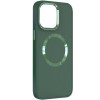TPU чохол Bonbon Metal Style with MagSafe для Apple iPhone 11 (6.1"), Зелений / Pine green
