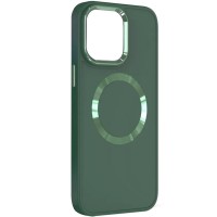 TPU чехол Bonbon Metal Style with MagSafe для Apple iPhone 11 (6.1"), Зеленый / Pine green