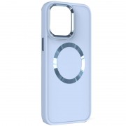 TPU чехол Bonbon Metal Style with MagSafe для Apple iPhone 11 (6.1"), Голубой / Mist Blue