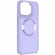 TPU чохол Bonbon Metal Style with MagSafe для Apple iPhone 11 (6.1"), Бузковий / Dasheen