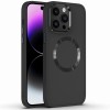 TPU чохол Bonbon Metal Style with MagSafe для Apple iPhone 13 Pro Max (6.7"), Чорний / Black