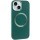 TPU чехол Bonbon Metal Style with MagSafe для Apple iPhone 14 (6.1") Зеленый / Pine green