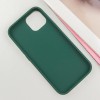 TPU чехол Bonbon Metal Style with MagSafe для Apple iPhone 14 (6.1"), Зеленый / Pine green