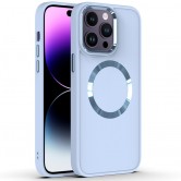 TPU чохол Bonbon Metal Style with MagSafe для Apple iPhone 14 Pro (6.1") Блакитний / Mist Blue TPU чохол Bonbon Metal Style with MagSafe для Apple iPhone 14 Pro (6.1") Блакитний / Mist Blue
