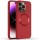 TPU чохол Bonbon Metal Style with MagSafe для Apple iPhone 14 Pro Max (6.7") Червоний / Red