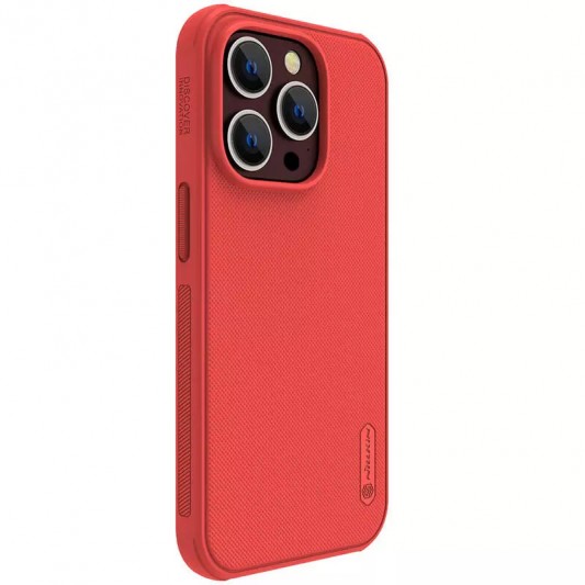 Чехол Nillkin Matte Pro для Apple iPhone 14 Pro (6.1") Красный / Red - изображение 2