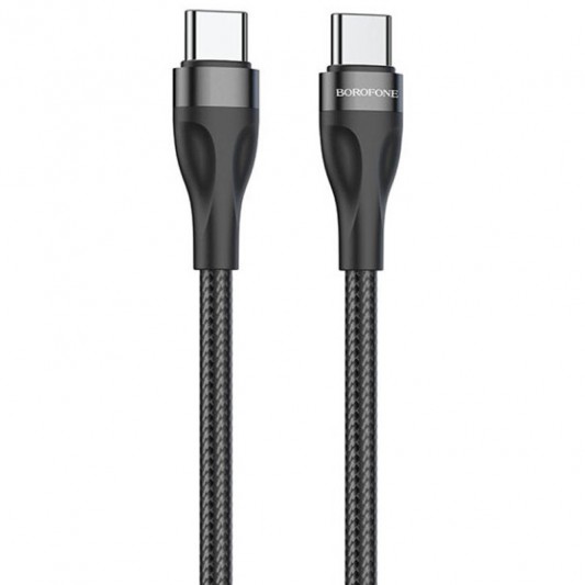 Дата кабель Borofone BX61 Source 60W Type-C to Type-C (1m) Black