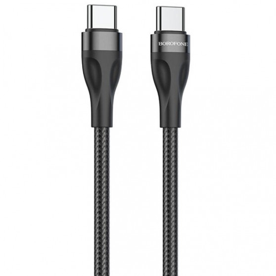 Дата кабель Borofone BX61 Source 60W Type-C to Type-C (1m) Black