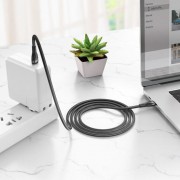 Кабель для телефону Borofone BX61 Source 60W Type-C to Type-C (1m), Black