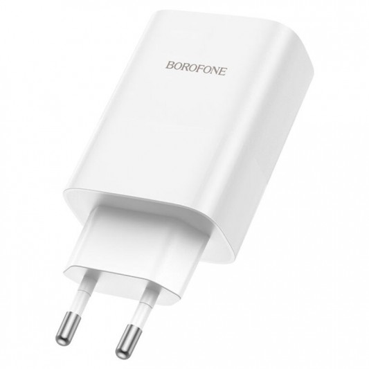 СЗУ Borofone BN10 Sunlight PD65W (1USB-A/1C) White - изображение 3