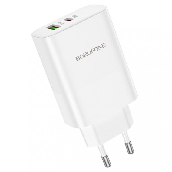 Зарядное устройство Borofone BN10 Sunlight PD65W (1Type-C/1USB), White
