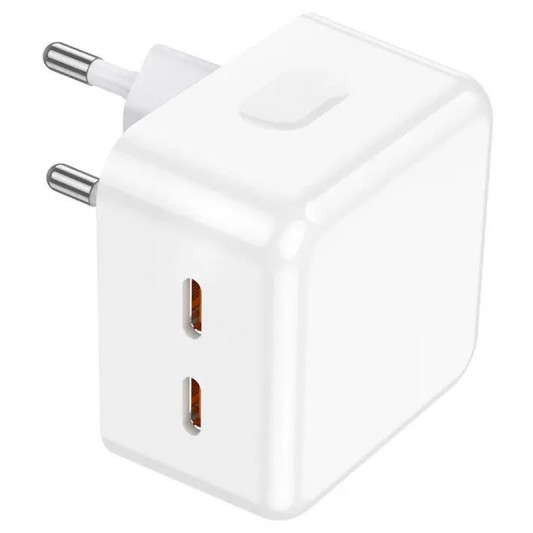 МЗП Borofone BA76A Source PD35W (2USB-C) White - зображення 1 