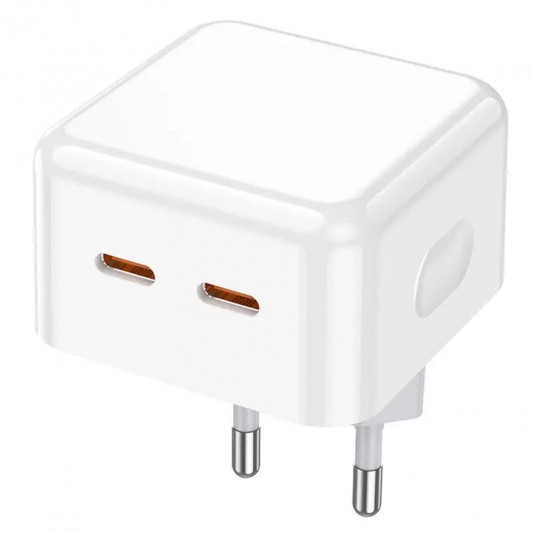 МЗП Borofone BA76A Source PD35W (2USB-C) White - зображення 3 