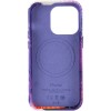 Шкіряний чохол Colour Splash with MagSafe для Apple iPhone 14 Pro (6.1"), Purple / Pink