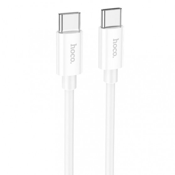 Дата кабель Hoco X87 Magic Type-C to Type-C PD 60W (1m) White